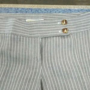 Michael kors grey pinstripe trousers size 12
